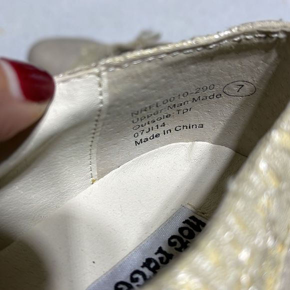 Vintage Not Rated Cream Lace &Suede Wingtips Size 7 EUC boho chic - Picture 11 of 12